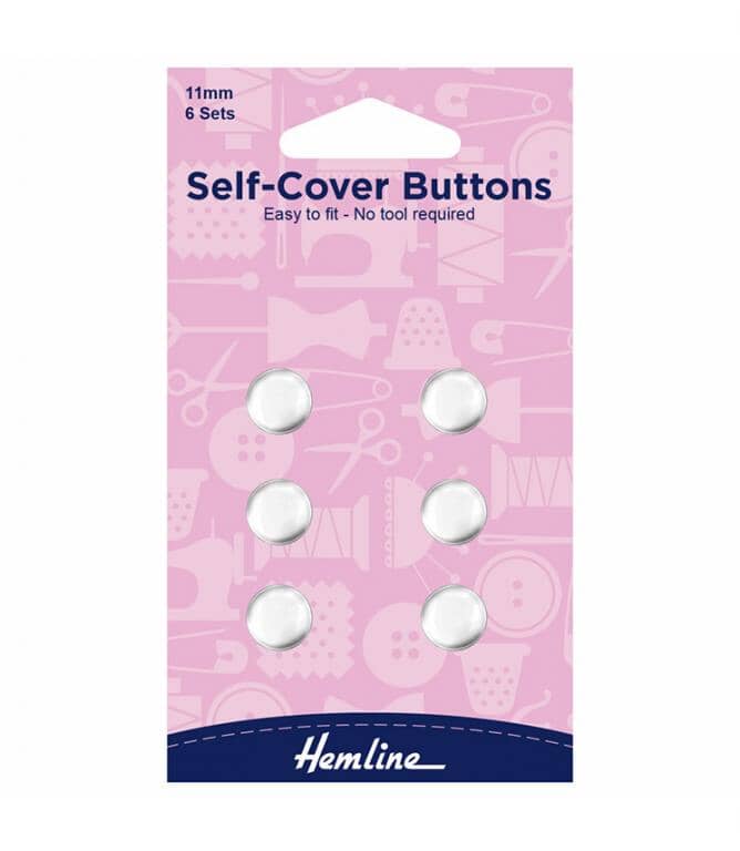 Self-Cover Buttons 11mm
