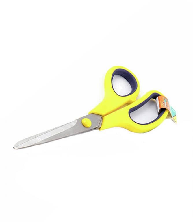 Yellow Soft Grip Scissors