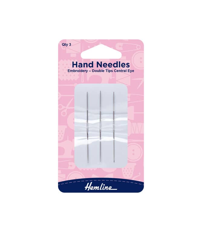 Hand Needles Embroidery, Double Tips