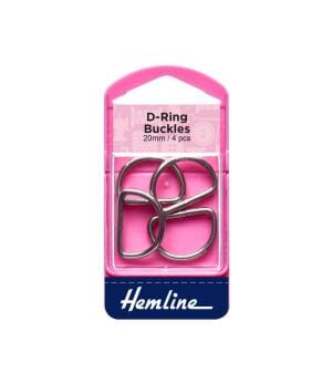 Repair & Alterations / Metal D-Rings 20mm Nickel