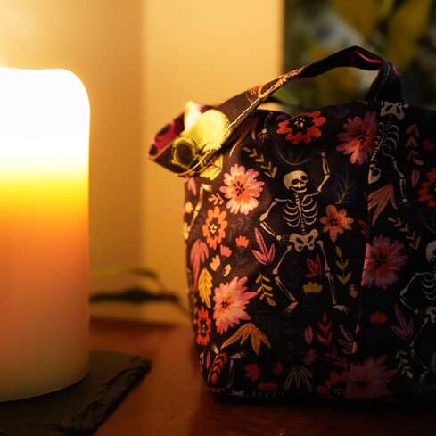 How to Make a Halloween Fabric Basket