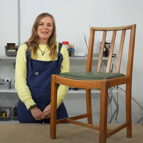 How To Reupholster a Drop in Seat Pad | The JF Academy