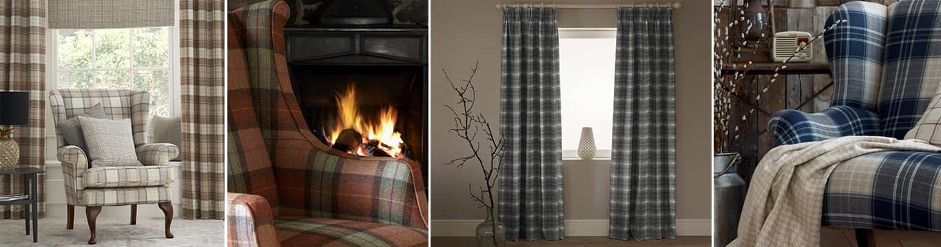 Wool Tartan Fabric Collection Wool Tartan Fabric Collection