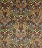 Jungle Jaguar Fabric / Carnelian