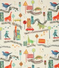 Dino City Fabric / Jungle