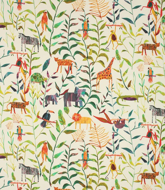 Prestigious Textiles Hide And Seek Fabric / Jungle Prestigious Textiles Hide And Seek Fabric / Jungle
