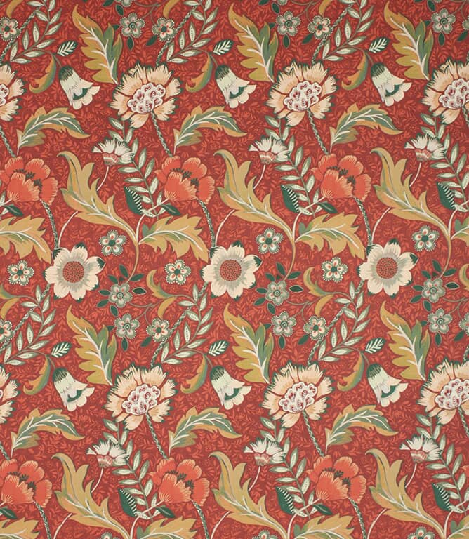 Prestigious Textiles Folklore Fabric / Russet