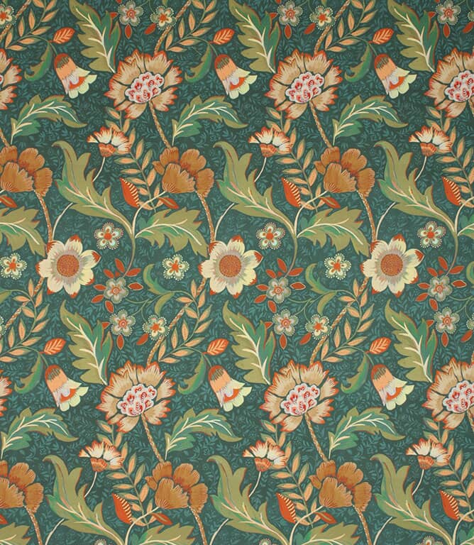 Prestigious Textiles Folklore Fabric / Peacock Prestigious Textiles Folklore Fabric / Peacock