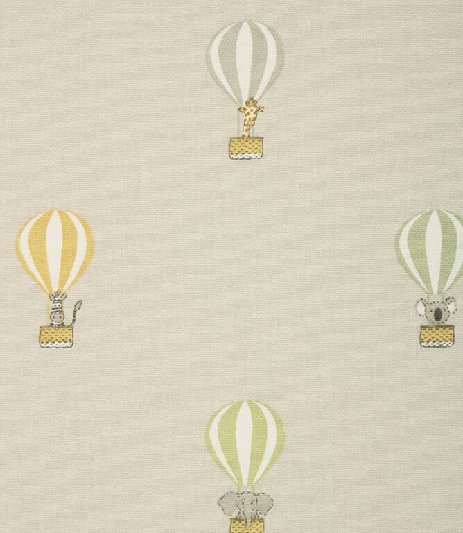 Sophie Allport Bears and Balloons Fabric / Natural