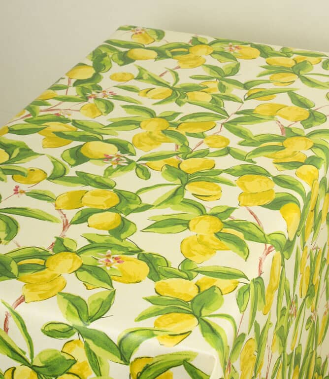 Sicily Matt PVC Fabric / Lemon
