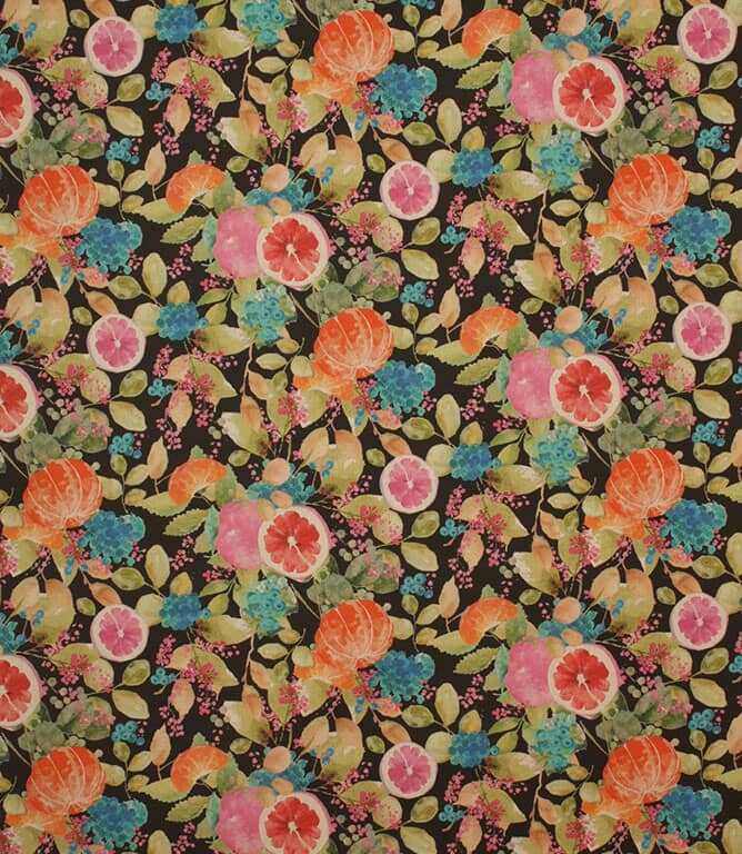 Tropical Fruit Fabric / Noir Tropical Fruit Fabric / Noir