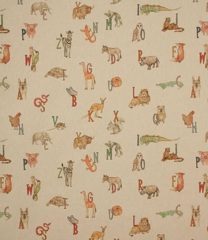 Arc Alphabet Fabric / Linen Arc Alphabet Fabric / Linen