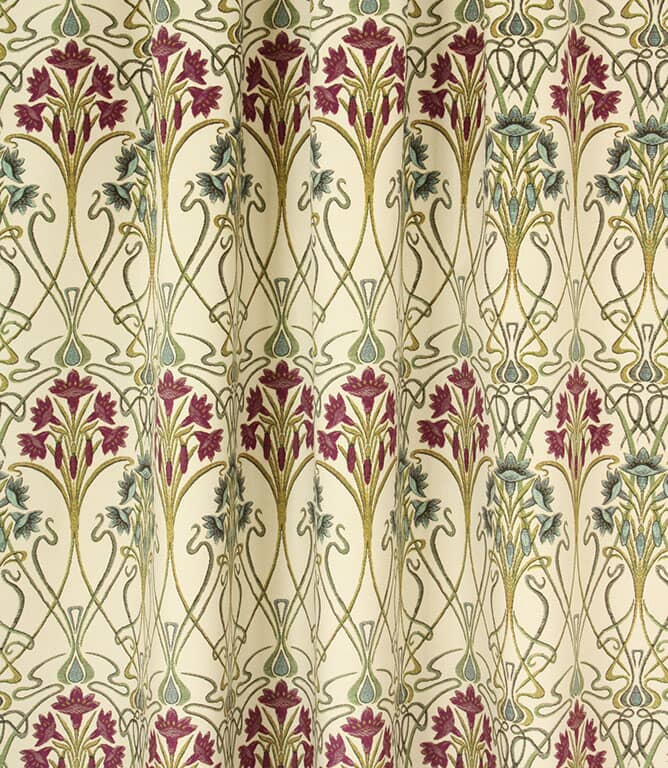 Tiffany Velvet Fabric / Mulberry