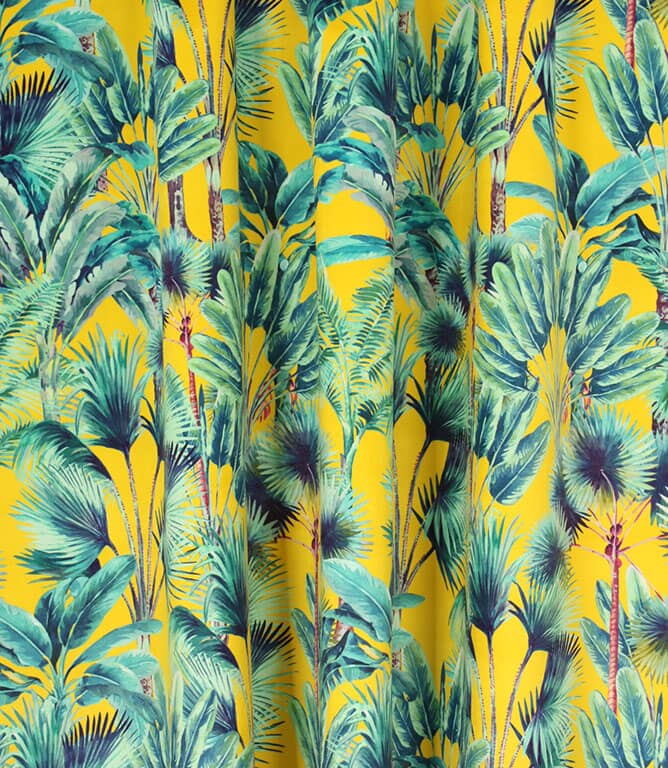 Cannes Velvet Fabric / Yellow