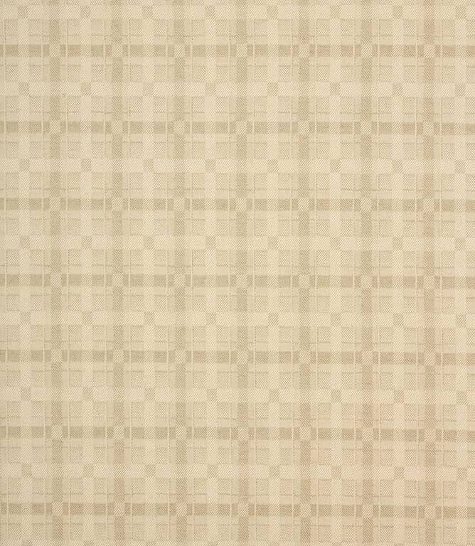 Linen Union Check Fabric / Natural Linen Union Check Fabric / Natural
