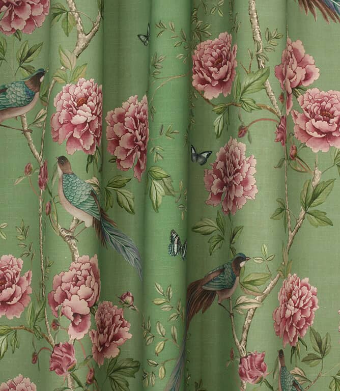 Paloma Home Vintage Chinoiserie Fabric / Jade