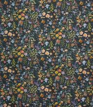 Prado De Flores Lomond Fabric / Papaya / Indigo