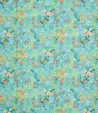 Prado De Flores Lomond Fabric / Papaya / Kingfisher