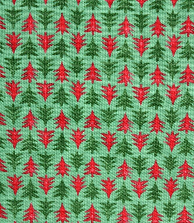 Liberty Festive Fir Fabric / Green
