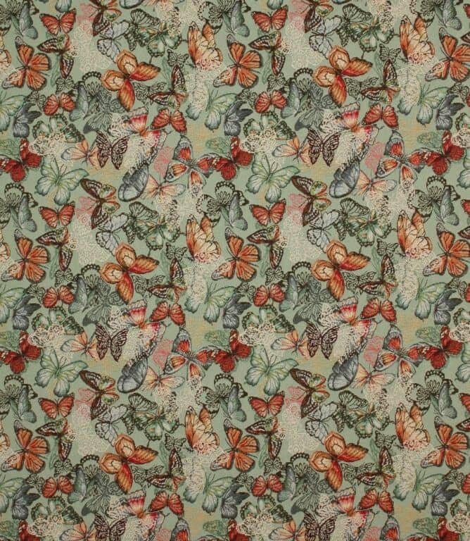 Flutter Tapestry Fabric / Duck Egg Flutter Tapestry Fabric / Duck Egg
