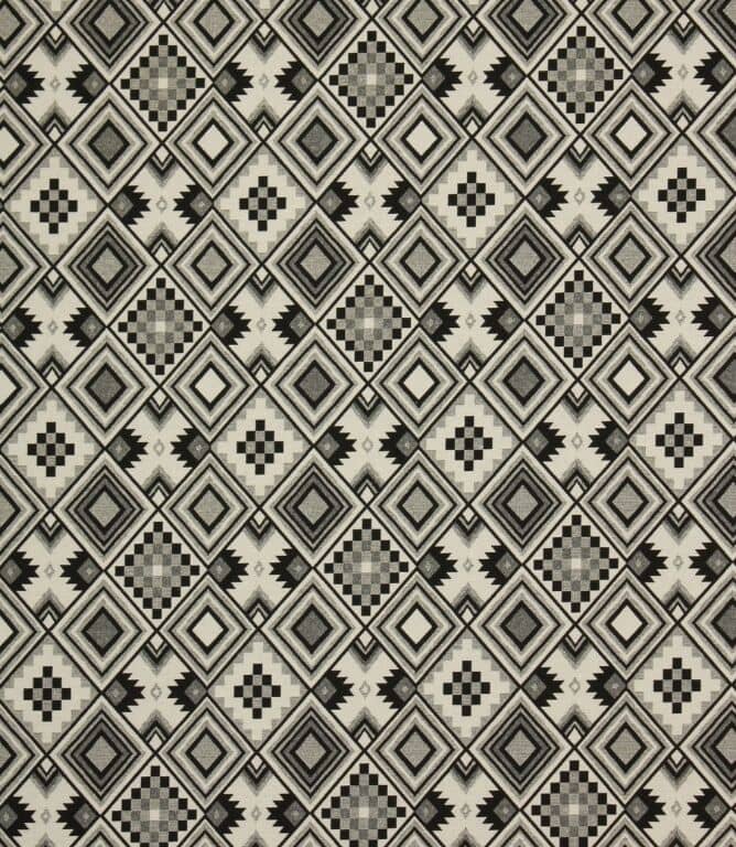 JF Aztec Greyscale Fabric / Noir JF Aztec Greyscale Fabric / Noir