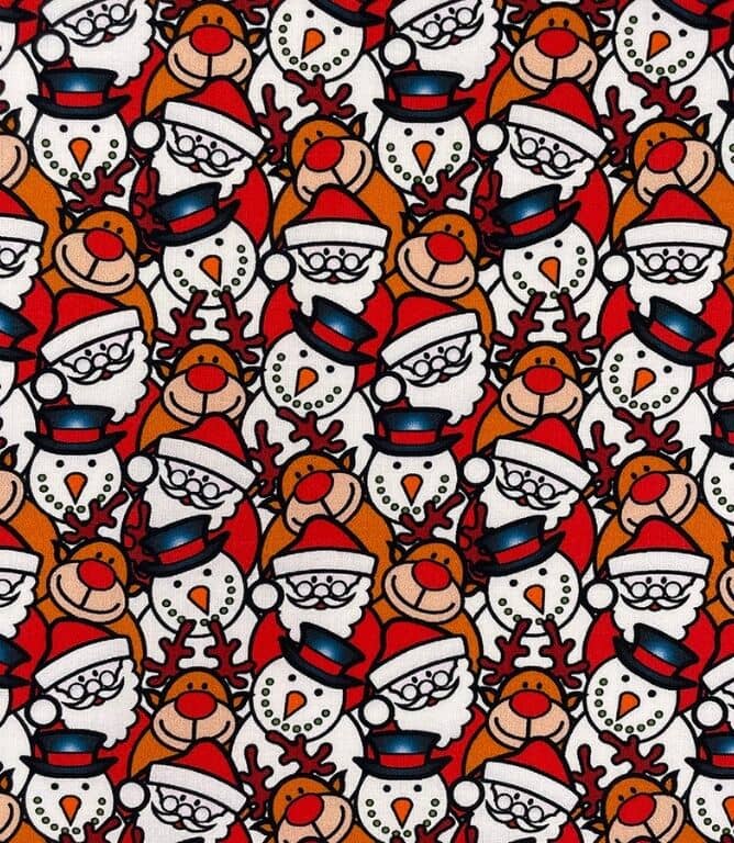 Christmas Characters Fabric / Multi