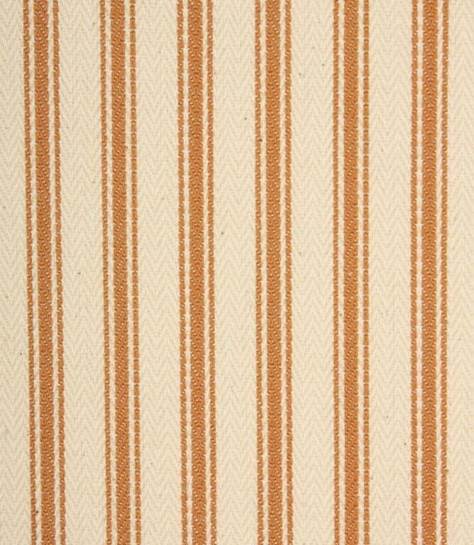 JF Ticking Fabric / Burnt Orange