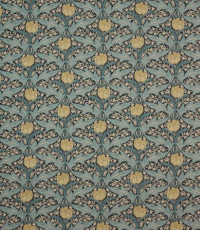 Tulip Deco Fabric / Blue Tulip Deco Fabric / Blue