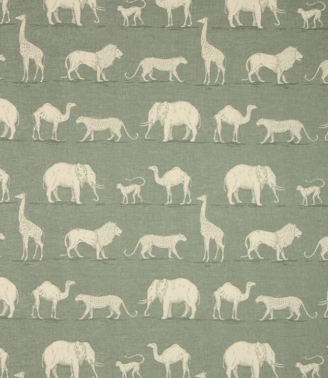 iLiv Prairie Animals Fabric / Seagrass
