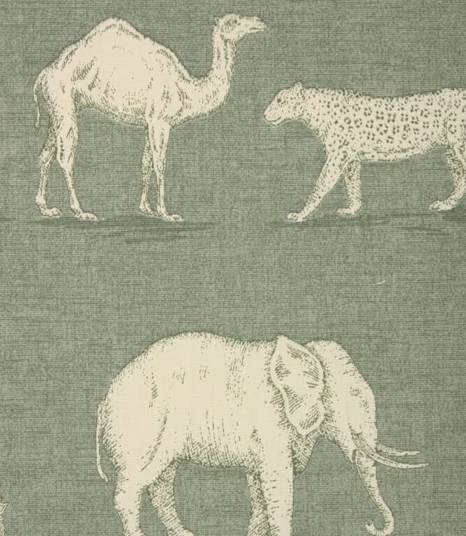 iLiv Prairie Animals Fabric / Seagrass