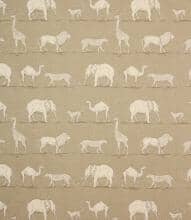 Prairie Animals Fabric / Almond