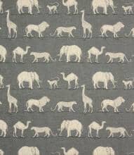Prairie Animals Fabric / Lead