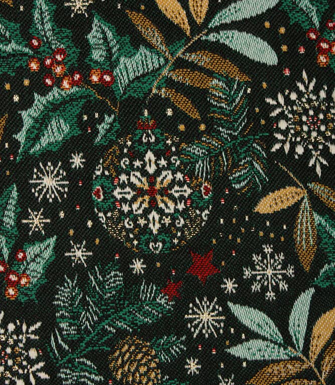 Christmas Sparkle Fabric / Green