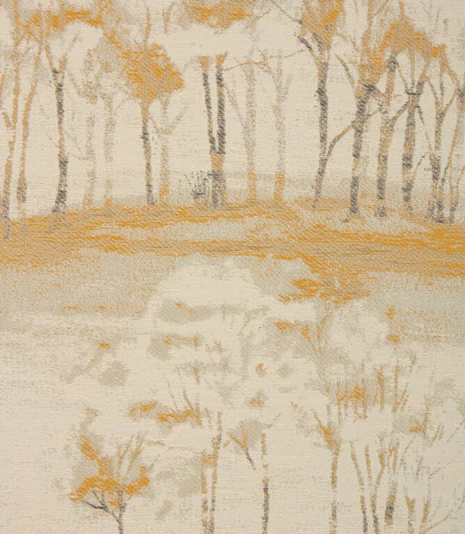 Woodland Scene Fabric / Ochre