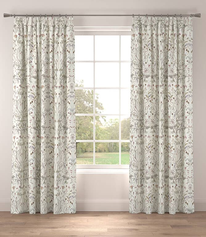 The Chateau The Wildflower Garden Fabric / Whisper White