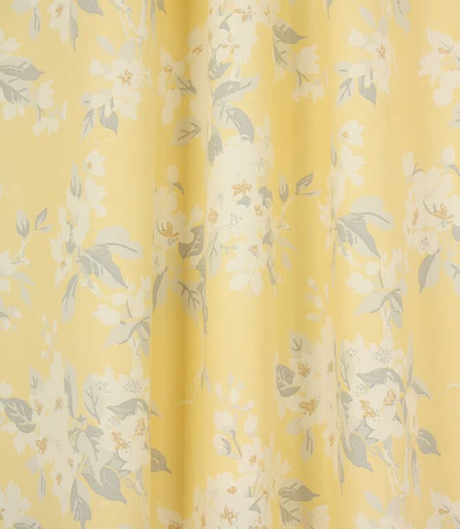 Laura Ashley Apple Blossom Fabric / Pale Sunshine