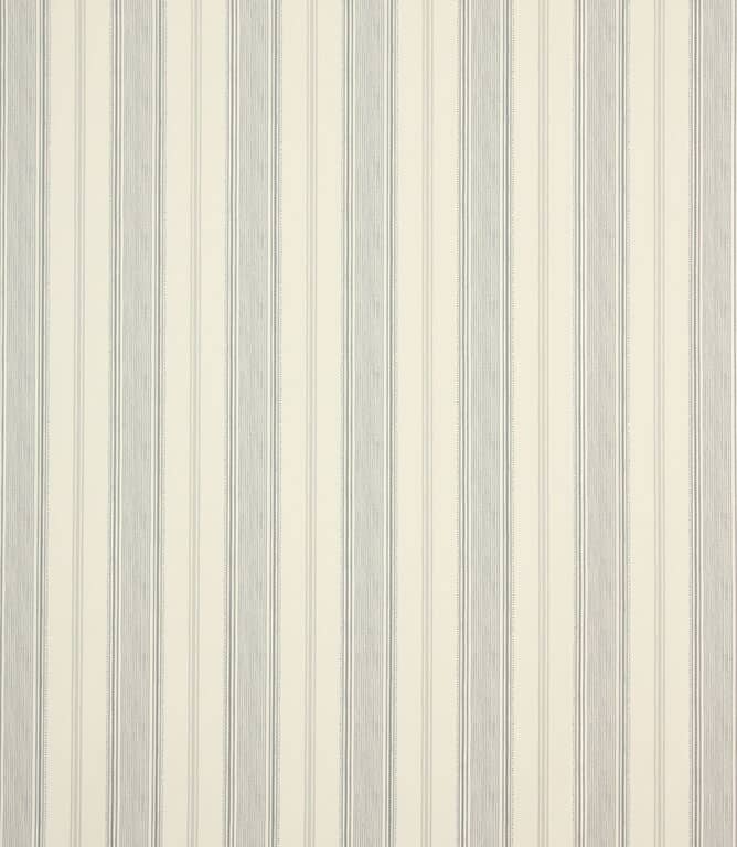 Laura Ashley Heacham Stripe Fabric / Silver Laura Ashley Heacham Stripe Fabric / Silver