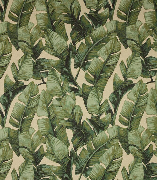 Palm Tapestry Fabric / Green