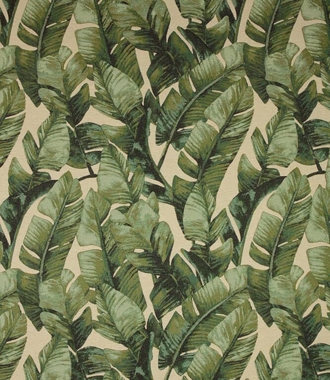 Palm Tapestry Fabric / Green Palm Tapestry Fabric / Green