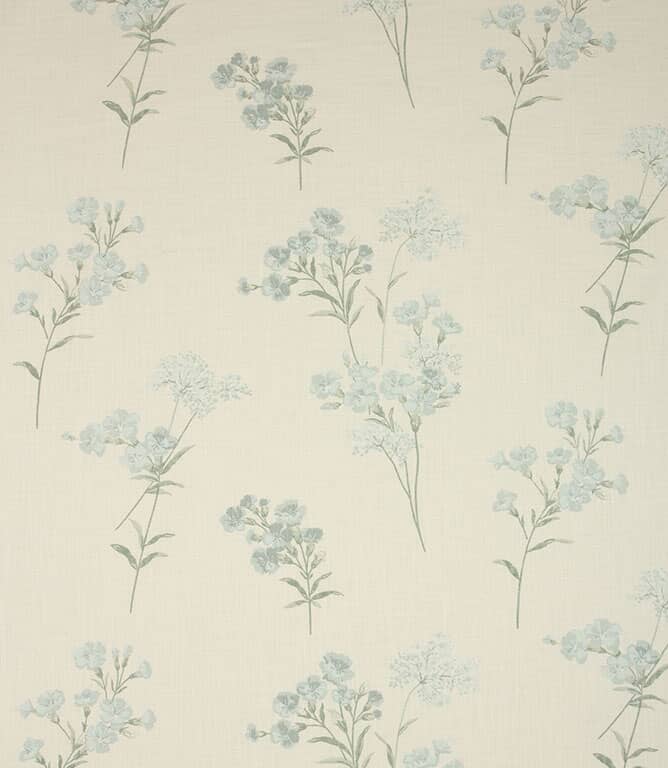 Carnation Garden Fabric / Celadon