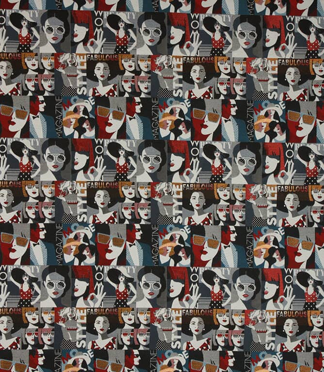 Fabulous Fabric / Noir / Rouge Fabulous Fabric / Noir / Rouge