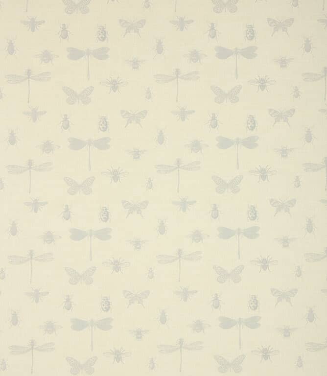 Insects Fabric / Duck Egg
