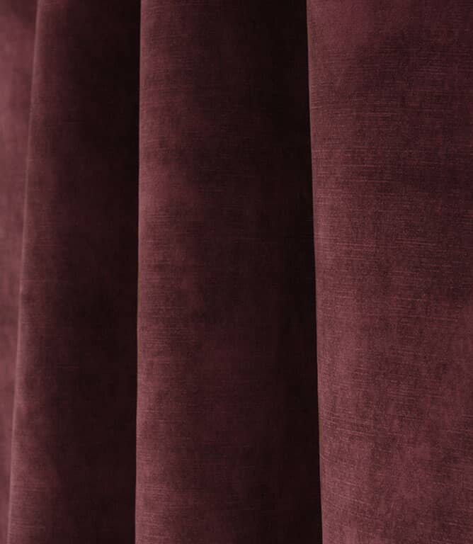 JF Vintage Velvet Fabric / Aubergine