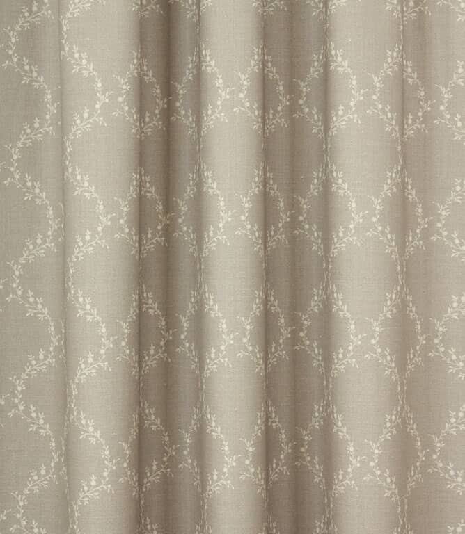 Corfe Trellis Fabric / Silver