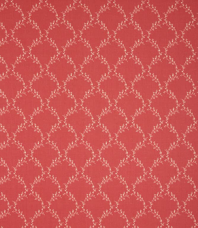 Corfe Trellis Fabric / Raspberry Corfe Trellis Fabric / Raspberry