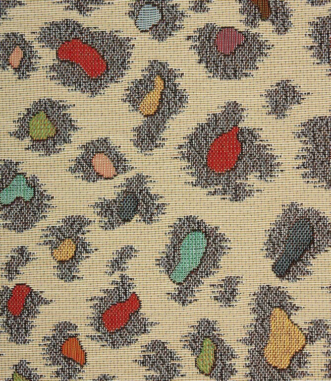 Leopard Outdoor Tapestry Fabric / Multi