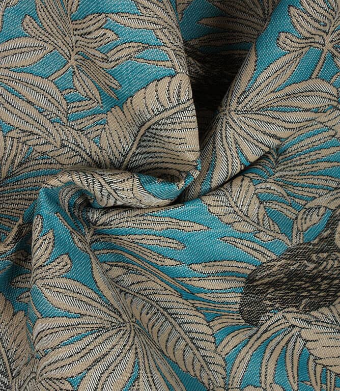 Toucan Outdoor Fabric / Turquoise