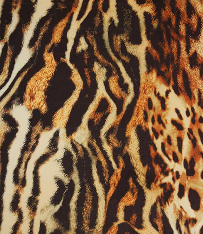 Tiger Velvet Fabric / Africa