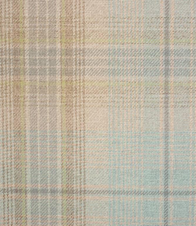 Aberdeen Check FR Fabric / Duck Egg