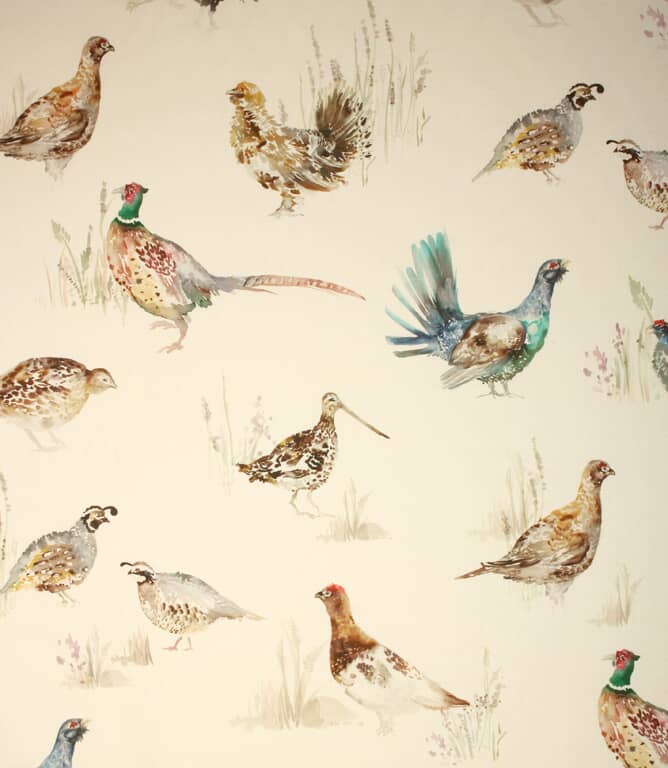 Voyage Maison Game Birds Fabric / Cream Voyage Maison Game Birds Fabric / Cream